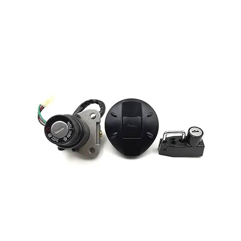 Motorrad Zündschloss Für Tricker Für XG250 Motorrad Zündschalter Tankdeckel Schloss Helm Sicherheit Anti Diebstahl Kit Mit Schlüssel Tankdeckel Zündschalter von YADLIUASA