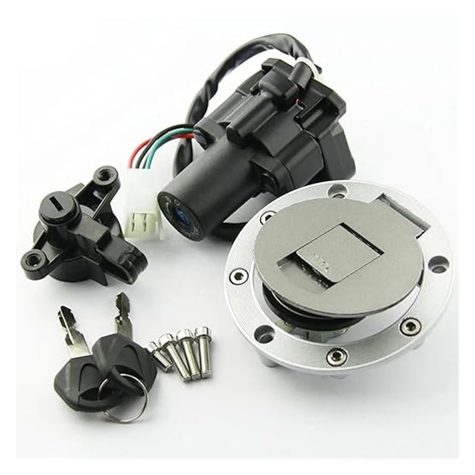 Motorrad Zündschloss Für XJR400 Für XJR1200 Für XJR1300 1993-1999 Motorrad Zündschlüsselschalter Tankdeckel Sitzschloss Kit Tankdeckel Zündschalter Motorrad Zündschloss Für XJR400 Für XJR1200 Für XJR1300 1993-1999 Motorrad Zündschlüsselschalter Tankdeckel Sitzschloss Kit Tankdeckel Zündschalter von YADLIUASA