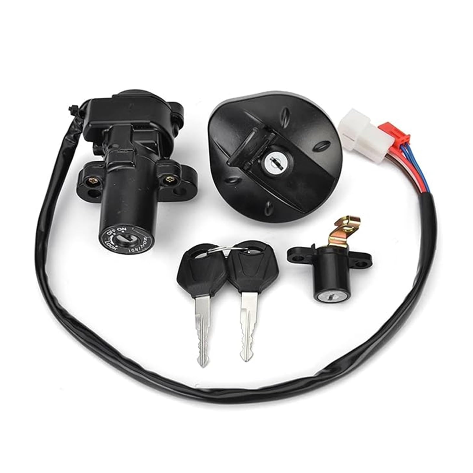 Motorrad Zündschloss Für XT660 Für XT660R Für XT660X 2001-2014 Kraftstoff Gas Kappe Zündung Schalter Sitz Schloss Mit Schlüssel Kit Tankdeckel Zündschalter Motorrad Zündschloss Für XT660 Für XT660R Für XT660X 2001-2014 Kraftstoff Gas Kappe Zündung Schalter Sitz Schloss Mit Schlüssel Kit Tankdeckel Zündschalter von YADLIUASA