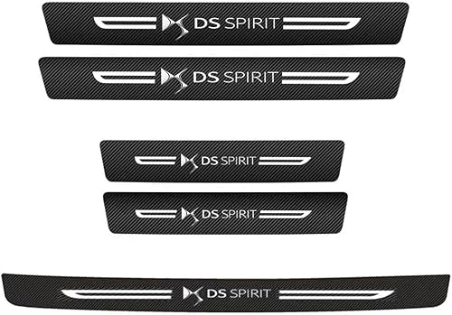 5 Stück Auto Einstiegsleisten Schutz für DS 3 Crossback DS7 DS4 DS3 DS Spirit, Auto Einstiegsleisten Aufkleber Kohlefaser Türschweller Aufkleber 5 Stück Auto Einstiegsleisten Schutz für DS 3 Crossback DS7 DS4 DS3 DS Spirit, Auto Einstiegsleisten Aufkleber Kohlefaser Türschweller Aufkleber von YAHUI