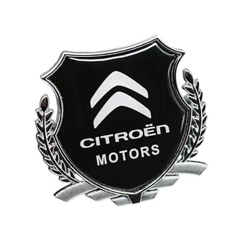 Auto Metall Emblem Aufkleber für Citroen AMI Electric I 2020-, Front Motorhaube/Heckkoffer Abzeichen Heckklappen Logo Auto-Emblem-Aufkleber,A Auto Metall Emblem Aufkleber für Citroen AMI Electric I 2020-, Front Motorhaube/Heckkoffer Abzeichen Heckklappen Logo Auto-Emblem-Aufkleber,A von YAHUI