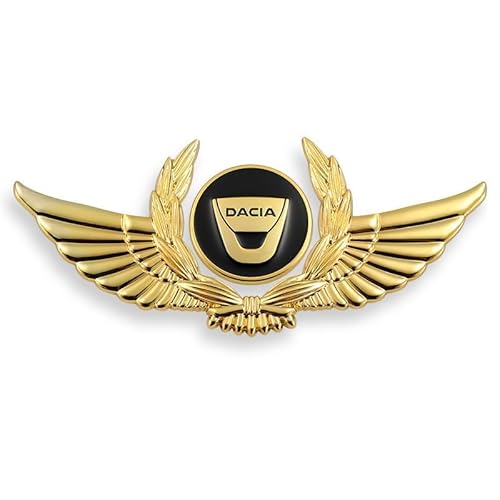 Auto Metall Emblem Aufkleber für Dacia Spring 2021-2022 2022-2024 2024-, Front Motorhaube/Heckkoffer Abzeichen Heckklappen Logo Auto-Emblem-Aufkleber,A Auto Metall Emblem Aufkleber für Dacia Spring 2021-2022 2022-2024 2024-, Front Motorhaube/Heckkoffer Abzeichen Heckklappen Logo Auto-Emblem-Aufkleber,A von YAHUI