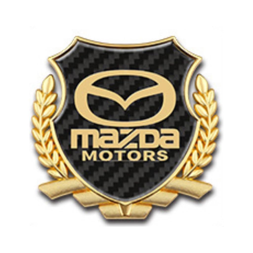 Auto Metall Emblem Aufkleber für Mazda MX-30 2022, Front Motorhaube/Heckkoffer Abzeichen Heckklappen Logo Auto-Emblem-Aufkleber,A Auto Metall Emblem Aufkleber für Mazda MX-30 2022, Front Motorhaube/Heckkoffer Abzeichen Heckklappen Logo Auto-Emblem-Aufkleber,A von YAHUI