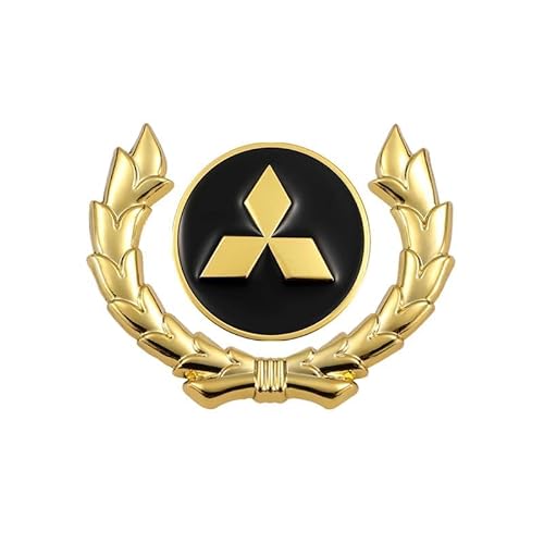 Auto Metall Emblem Aufkleber für Mitsubishi Mirage 2014-2024, Front Motorhaube/Heckkoffer Abzeichen Heckklappen Logo Auto-Emblem-Aufkleber,A Auto Metall Emblem Aufkleber für Mitsubishi Mirage 2014-2024, Front Motorhaube/Heckkoffer Abzeichen Heckklappen Logo Auto-Emblem-Aufkleber,A von YAHUI