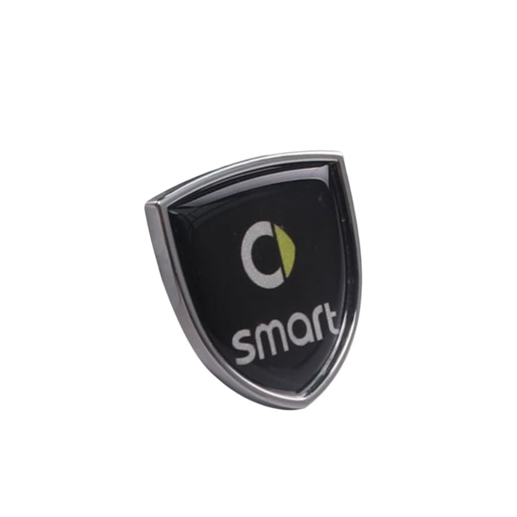 Auto Metall Emblem Aufkleber für Smart #1 Smart 1 SUV 2023 2024+, Front Motorhaube/Heckkoffer Abzeichen Heckklappen Logo Auto-Emblem-Aufkleber,B Auto Metall Emblem Aufkleber für Smart #1 Smart 1 SUV 2023 2024+, Front Motorhaube/Heckkoffer Abzeichen Heckklappen Logo Auto-Emblem-Aufkleber,B von YAHUI