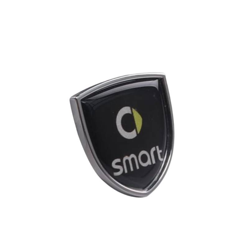 Auto Metall Emblem Aufkleber für Smart #1 Smart 1 SUV 2023 2024+, Front Motorhaube/Heckkoffer Abzeichen Heckklappen Logo Auto-Emblem-Aufkleber,B von YAHUI