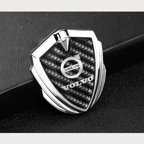 Auto Metall Emblem Aufkleber für Volvo C30 2008-2013, Front Motorhaube/Heckkoffer Abzeichen Heckklappen Logo Auto-Emblem-Aufkleber,B Auto Metall Emblem Aufkleber für Volvo C30 2008-2013, Front Motorhaube/Heckkoffer Abzeichen Heckklappen Logo Auto-Emblem-Aufkleber,B von YAHUI