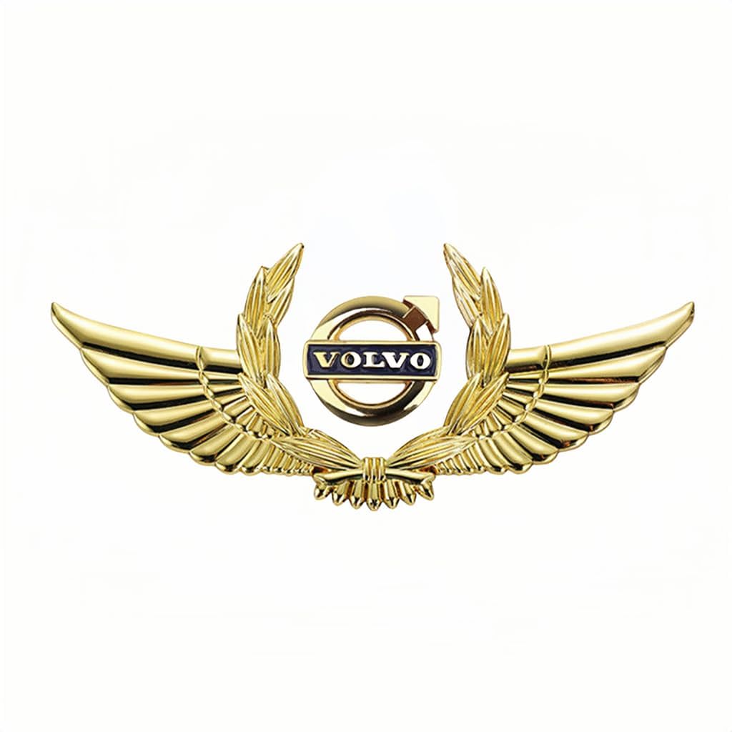 Auto Metall Emblem Aufkleber für Volvo C30 2008-2013, Front Motorhaube/Heckkoffer Abzeichen Heckklappen Logo Auto-Emblem-Aufkleber,D Auto Metall Emblem Aufkleber für Volvo C30 2008-2013, Front Motorhaube/Heckkoffer Abzeichen Heckklappen Logo Auto-Emblem-Aufkleber,D von YAHUI
