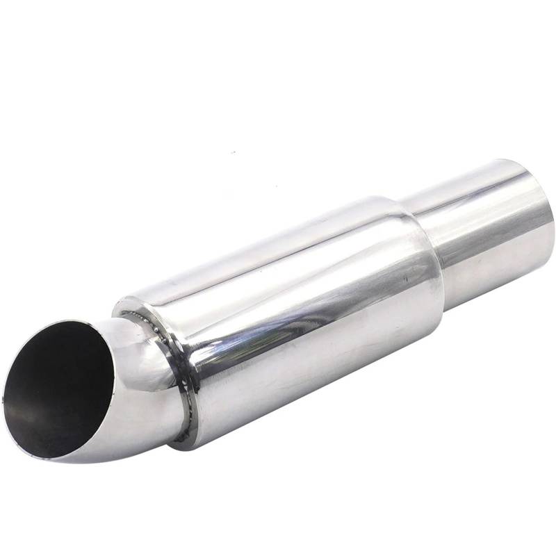 Auto Auspuffblende 51MM Autozubehör Auspuffanlagen Rohr Autoauspuff Ausschnitt Schalldämpfer Entkommt Spitze Auto Modifizierter Schalldämpfer Universal 2'' Edelstahl Auto Auspuffendrohr von YAKISA
