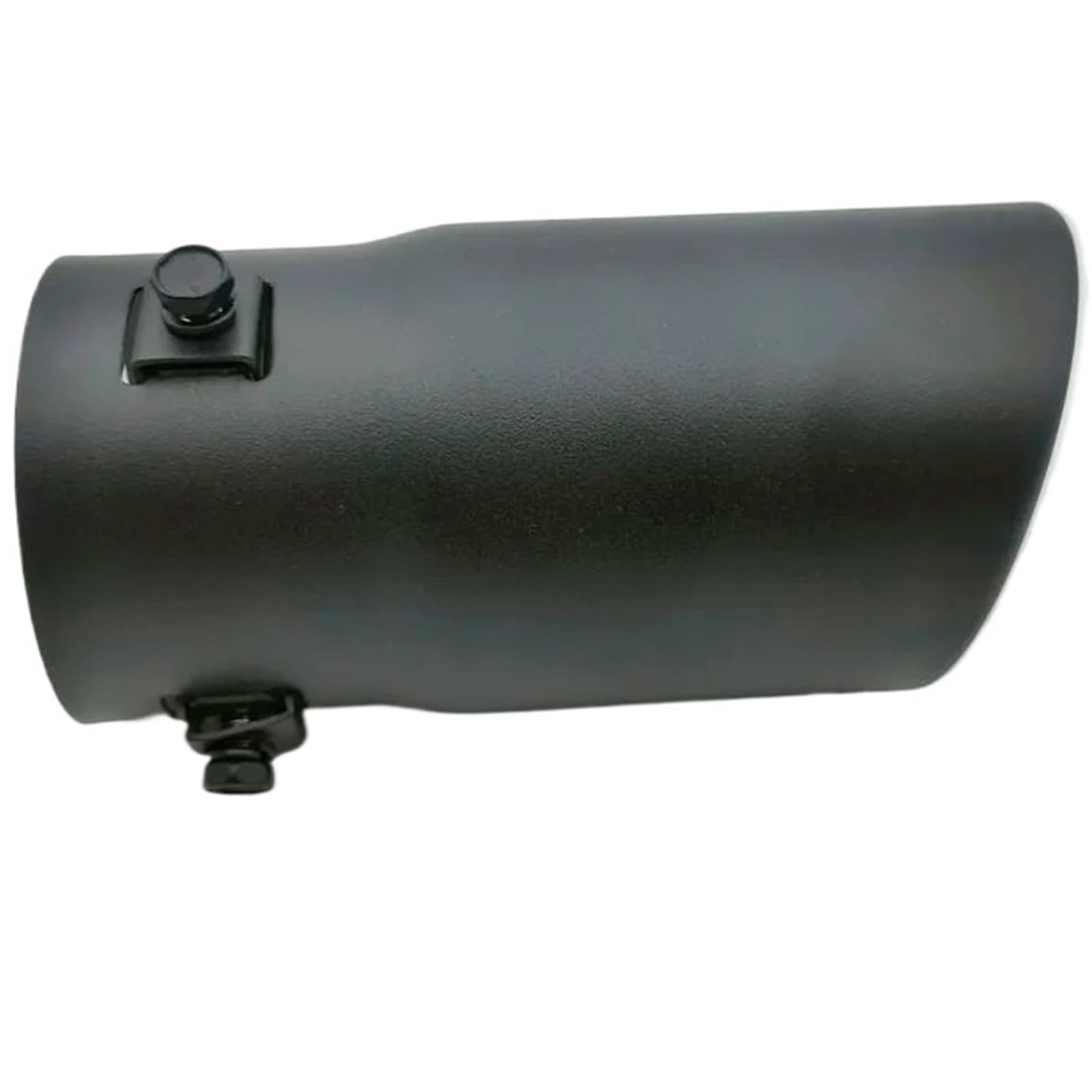 Auto Auspuffblende Auspuffspitzen Rohre Doppelter Dicker Liner Edelstahl Auspuff Endschalldämpfer Hals Universal Auto Außenteile Autozubehör Auto Auspuffendrohr(Blk bevell320) von YAKISA