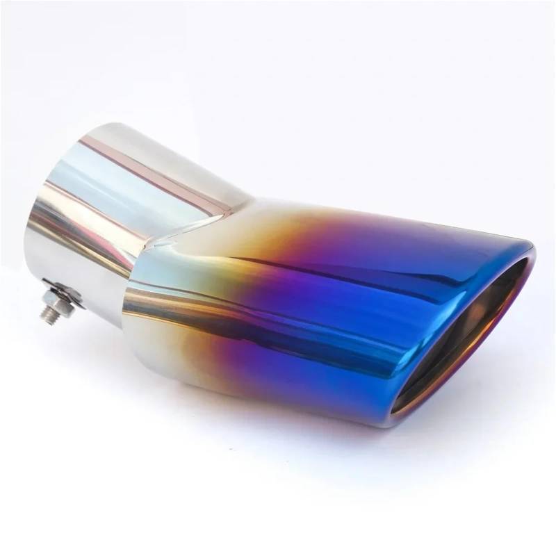Auto Auspuffblende FÜR CR-V FÜR CRV 2017-2021 2018 2019 2020 Auto Auto Auspuff Hinten Endrohr Spitze Schalldämpfer Trim Edelstahl Chrom Blau Teile Auto Auspuffendrohr(Bule) von YAKISA