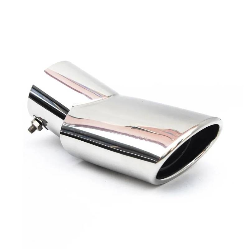 Auto Auspuffblende FÜR CR-V FÜR CRV 2017-2021 2018 2019 2020 Auto Auto Auspuff Hinten Endrohr Spitze Schalldämpfer Trim Edelstahl Chrom Blau Teile Auto Auspuffendrohr(Silver) von YAKISA