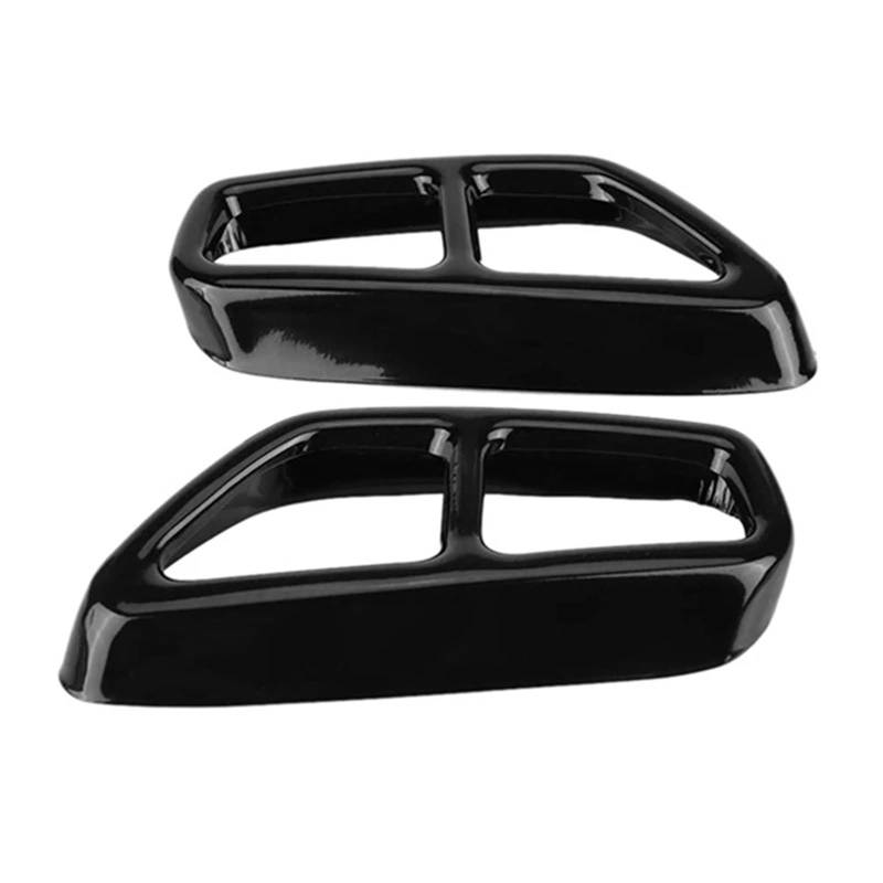 Auto Auspuffblende Für 5 Für Serie G30 528Li 530Li 2017-2018 Auto Für ABS Schwarz Auspuff Endrohr Abdeckung Trim Auto Auspuffendrohr von YAKISA