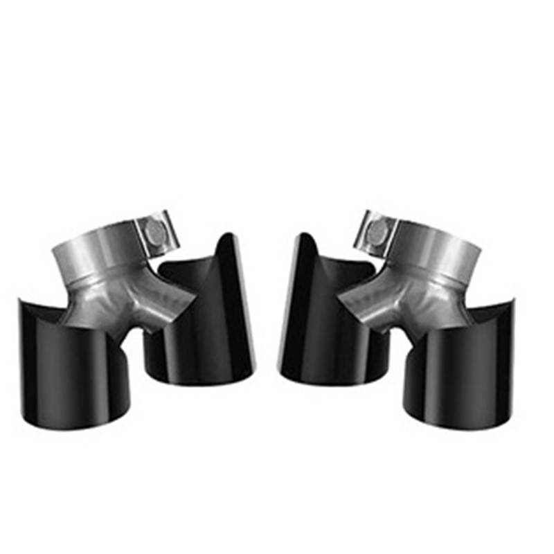 Auto Auspuffblende Für 991 Für 911 2011 2012 2013 2018 2019 2020 2021 Auto Auspuff Endrohr Schalldämpfer Rohr Rohr Schalldämpfer Düse Trim Zubehör Auto Auspuffendrohr(Black 16-19) von YAKISA