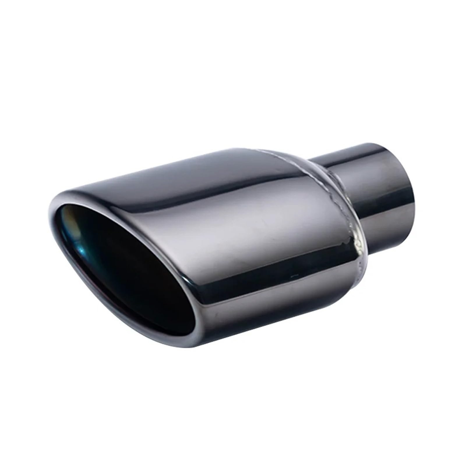 Auto Auspuffblende Für AG Zubehör Edelstahl Auto Auspuff Endrohr Schnittstelle 57mm Schräg Gerollt Outlet Auto Schalldämpfer Endrohr Schalldämpfer Auto Auspuffendrohr(H0DJ3027c) von YAKISA