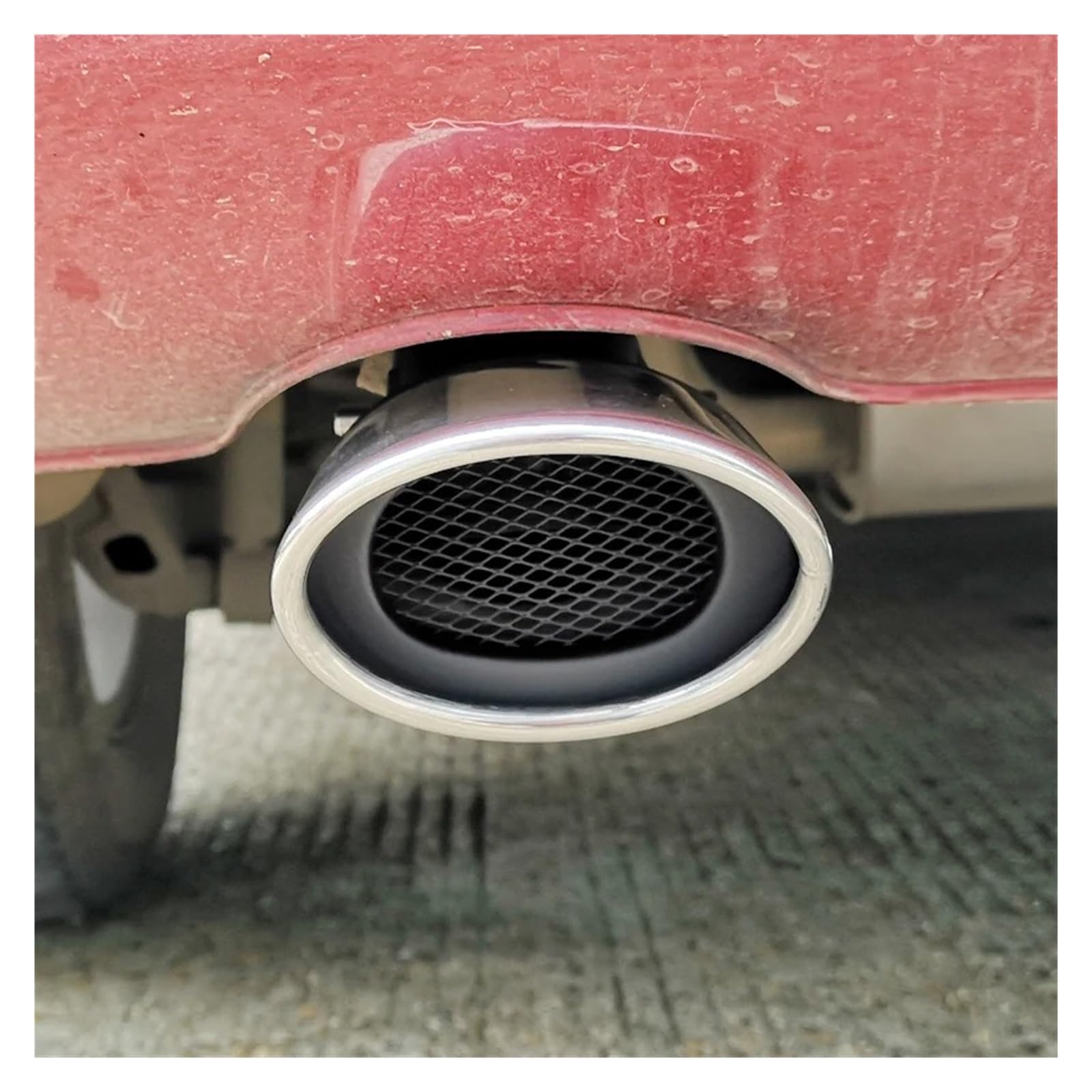 Auto Auspuffblende Für Chevrolet Für Cruze Für Chevy Für Cruz 1,6 2009 2010 2011 2013 2016 Zubehör Teile Schalldämpfer Carbon Faser Edelstahl Auspuff Spitze Auto Auspuffendrohr(A) von YAKISA