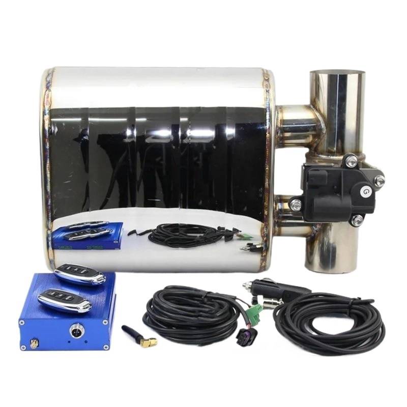 Auto Auspuffblende Für E46 Autozubehör Modifizierter Auspuffschalldämpfer 304 Edelstahl Elektronisches Fernbedienungsventil Auspuffrohr Geeignet Auto Auspuffendrohr(63mm*) von YAKISA