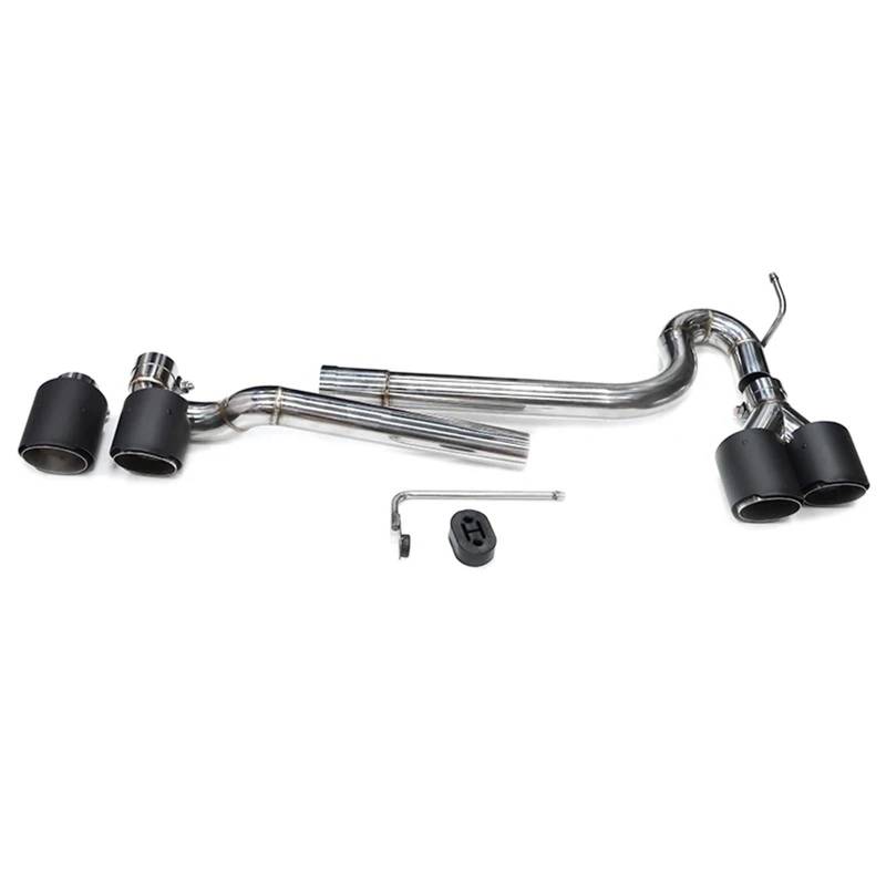 Auto Auspuffblende Für F10 F11 520i 525i 530i Bis G30 G31 Für M5 Look Carbon Fiber Schalldämpfer Spitze Endrohr Düse Quad Auto Auspuff Spitze Auto Auspuffendrohr(Carbon Fiber A) von YAKISA