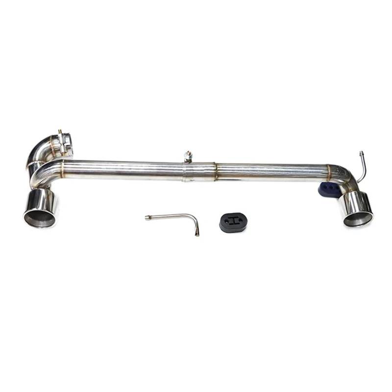 Auto Auspuffblende Für F20 1 Serie 118i 2013-2016 Sport Schalldämpfer Spitze Edelstahl Auspuffrohr Auto Auspuff Auto Auspuffendrohr(1 * 16i Sport Silver) von YAKISA