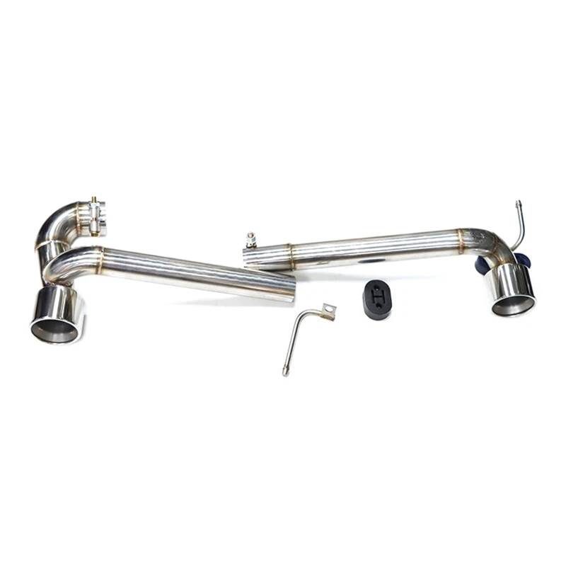 Auto Auspuffblende Für F20 1 Serie 118i 2013-2016 Sport Schalldämpfer Spitze Edelstahl Auspuffrohr Auto Auspuff Auto Auspuffendrohr(1 * 20i Sport Silver) von YAKISA