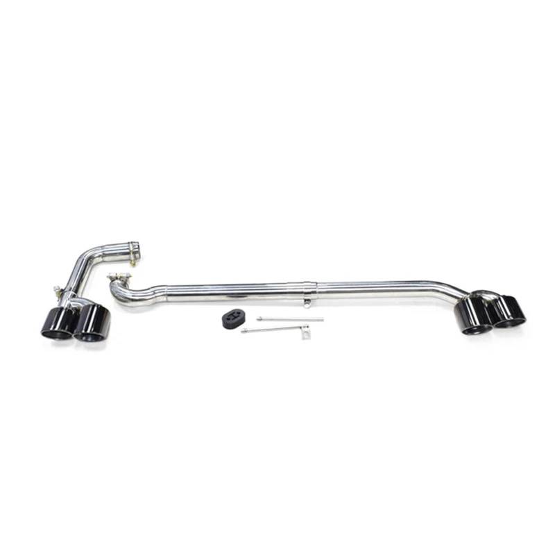 Auto Auspuffblende Für F25 Für X3 F26 Für X4 2011-2016 Schalldämpfer Quad-Auspuffspitzen Endrohr Auspuffanlage Düse 304 Edelstahl Auto-Auspuffspitze Auto Auspuffendrohr(Black) von YAKISA
