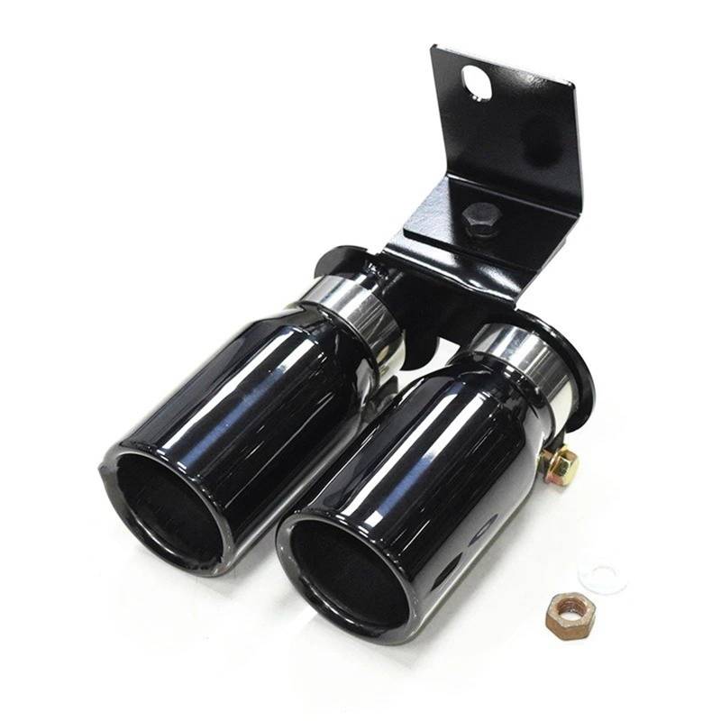 Auto Auspuffblende Für F30 F31 320i 330i 328i 2017 2018 Edelstahl-Schalldämpferspitzen 70MM Auslass-Endrohr-Auspuffdüsen 1 PCS Autoauspuffrohr Auto Auspuffendrohr(Black 70mm) von YAKISA