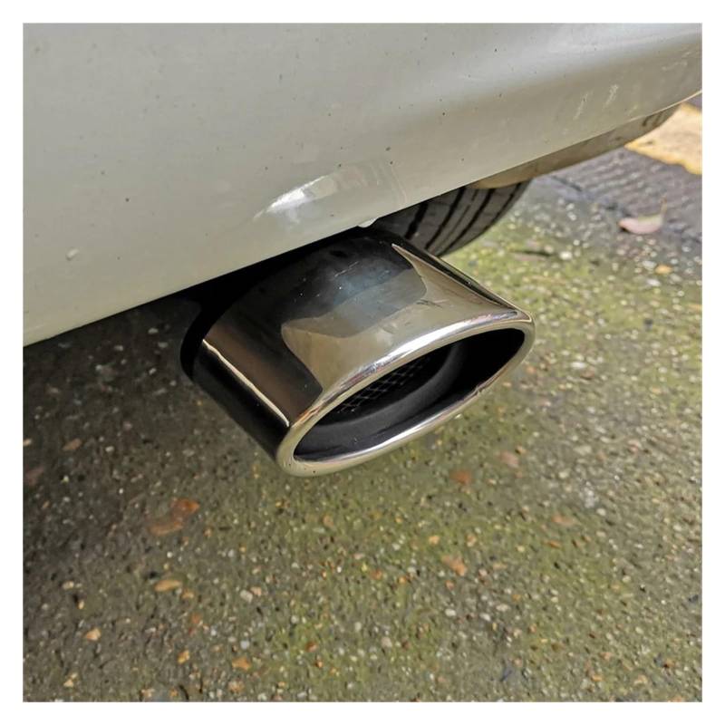Auto Auspuffblende Für Fit Für Jazz 2011 2012 2013 2014 2015 2016 2017 2018 2019 Zubehör Edelstahl Auto Schalldämpfer Endrohr Auspuffspitzen Auto Auspuffendrohr(A) von YAKISA