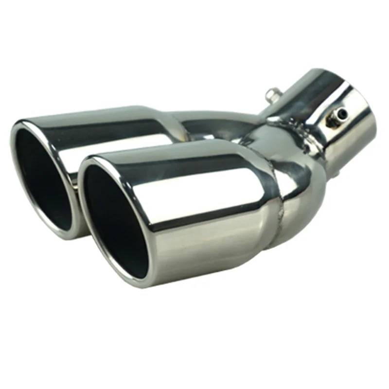 Auto Auspuffblende Für Kia Für Seltos KX3 2015-2022 1 Stück Edelstahl-Auspuffrohr Schalldämpfer Endrohr Schalldämpferspitze Auto Heckkehle Zubehör Auto Auspuffendrohr(1Pcs****) von YAKISA