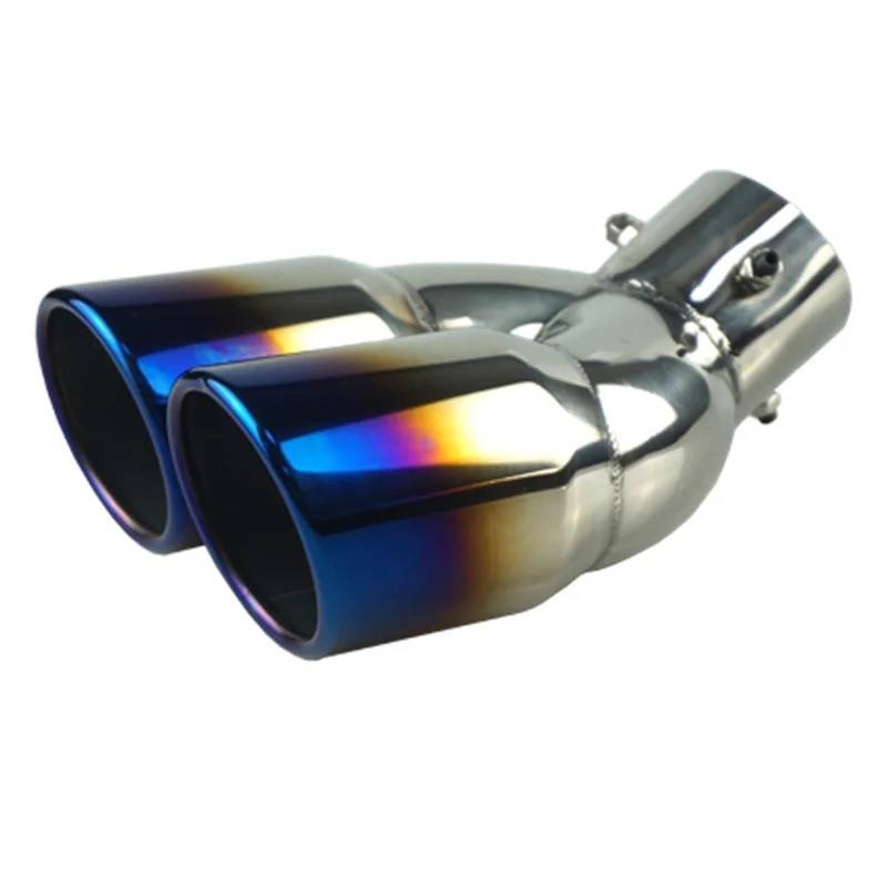 Auto Auspuffblende Für Kia Für Seltos KX3 2015-2022 1 Stück Edelstahl-Auspuffrohr Schalldämpfer Endrohr Schalldämpferspitze Auto Heckkehle Zubehör Auto Auspuffendrohr(1Pcs**) von YAKISA