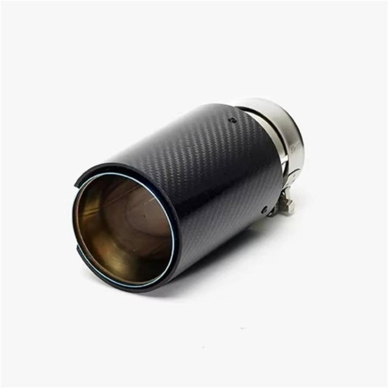 Auto Auspuffblende Für M2 F8 Für M3 F80 Für M4 F82 Für M5 F10 M6 F12 Performance Schalldämpferspitze Düse 1 Stück Carbonfaser Matte Auto-Auspuffspitze Auto Auspuffendrohr(Blue) von YAKISA