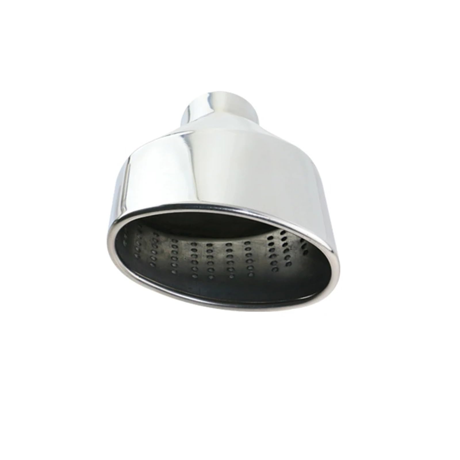 Auto Auspuffblende Für RS5 RS6 Für A6 Matte Auspuffspitzen 1 STÜCK 2,5" Einlass Autoschalldämpfer Modifiziertes Endrohr Edelstahl Schwarz Schräg Oval Auslass Auto Auspuffendrohr(DJ3027f-L) von YAKISA