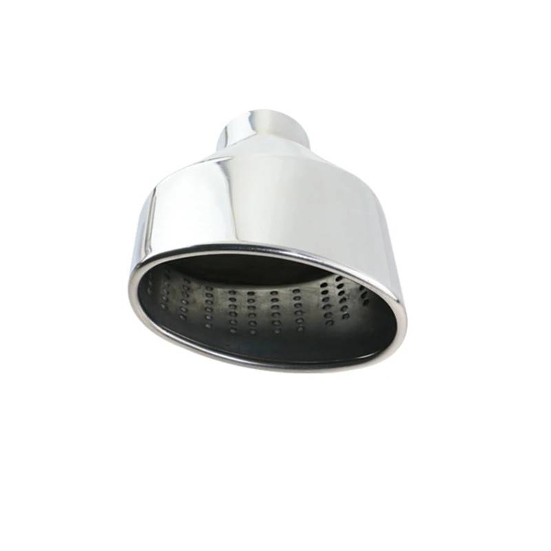Auto Auspuffblende Für RS5 RS6 Für A6 Matte Auspuffspitzen 1 STÜCK 2,5" Einlass Autoschalldämpfer Modifiziertes Endrohr Edelstahl Schwarz Schräg Oval Auslass Auto Auspuffendrohr(DJ3027f-L) von YAKISA