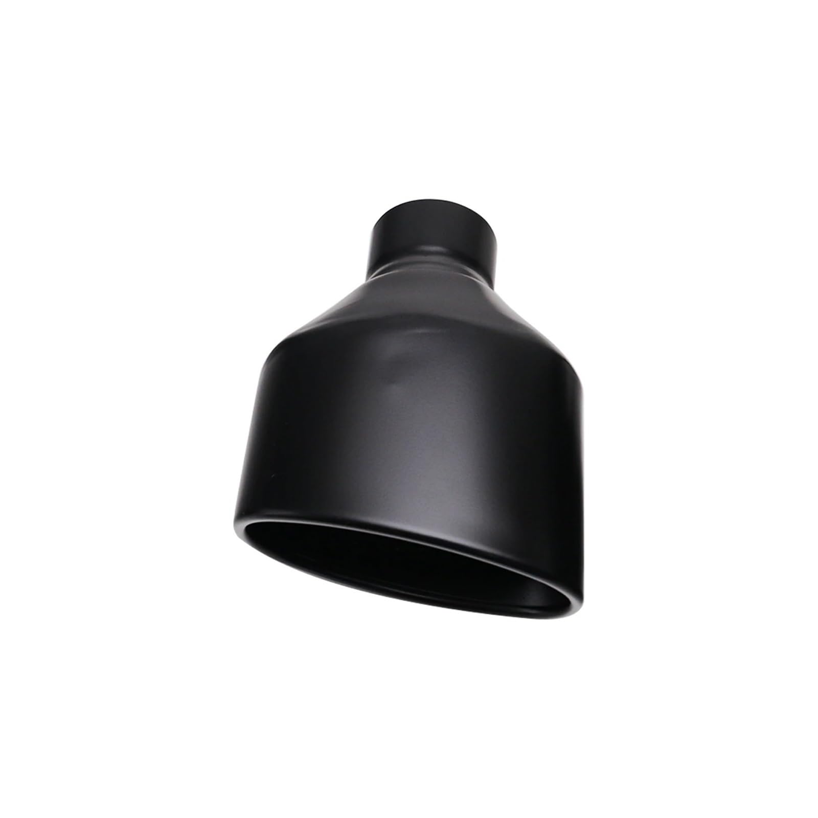 Auto Auspuffblende Für RS5 RS6 Für A6 Matte Auspuffspitzen 1 STÜCK 2,5" Einlass Autoschalldämpfer Modifiziertes Endrohr Edelstahl Schwarz Schräg Oval Auslass Auto Auspuffendrohr(P0DJ3027f-L) von YAKISA