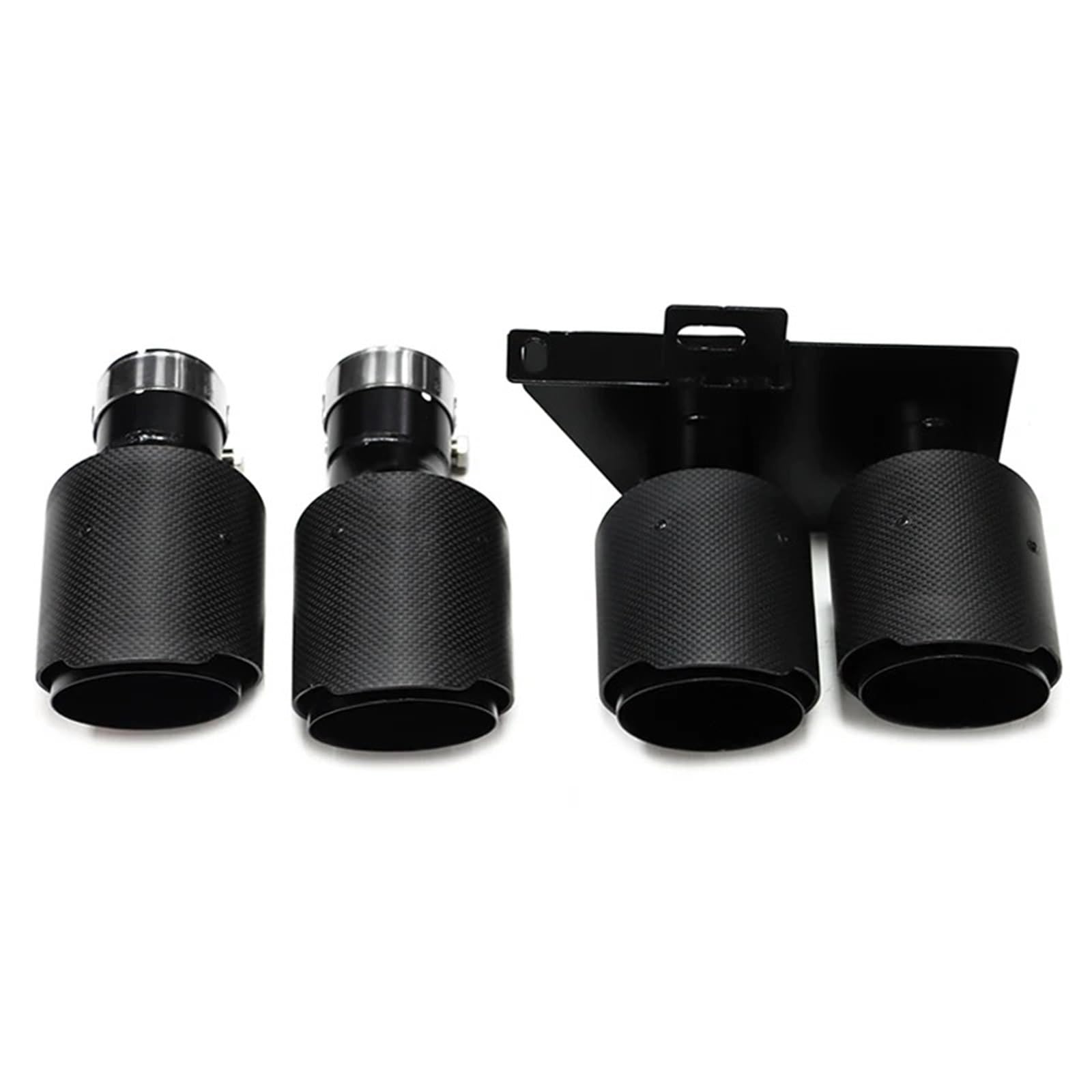 Auto Auspuffblende Für Toyota Für Camry Für Corolla Für RAV4 Für Yaris Für Highlander Auto-Auspuff-Schalldämpfer-Spitzenrohrabdeckungen Auto Auspuffendrohr(Carbon Fiber A) von YAKISA