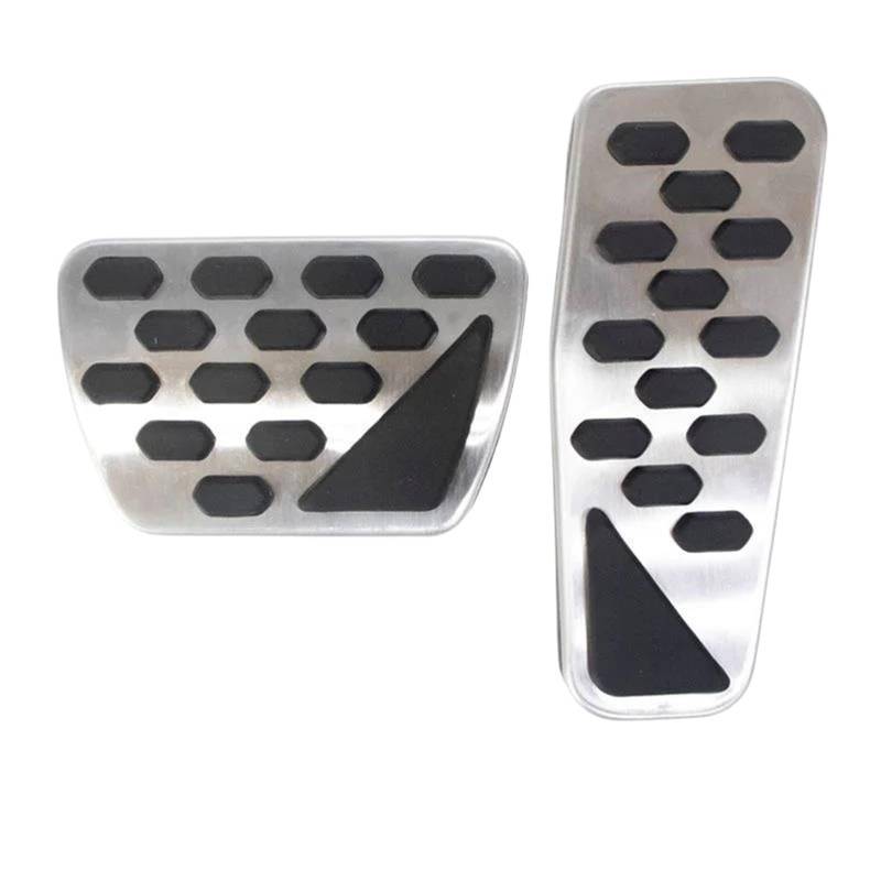 Auto Pedal Für Jeep Für Wrangler JK JL Für TJL-J8 2007-2024 Edelstahl-Autopedal Gasbremse Kraftstoffbeschleuniger rutschfeste Pedalabdeckung Zubehör Auto Gaspedal(White) von YAKISA