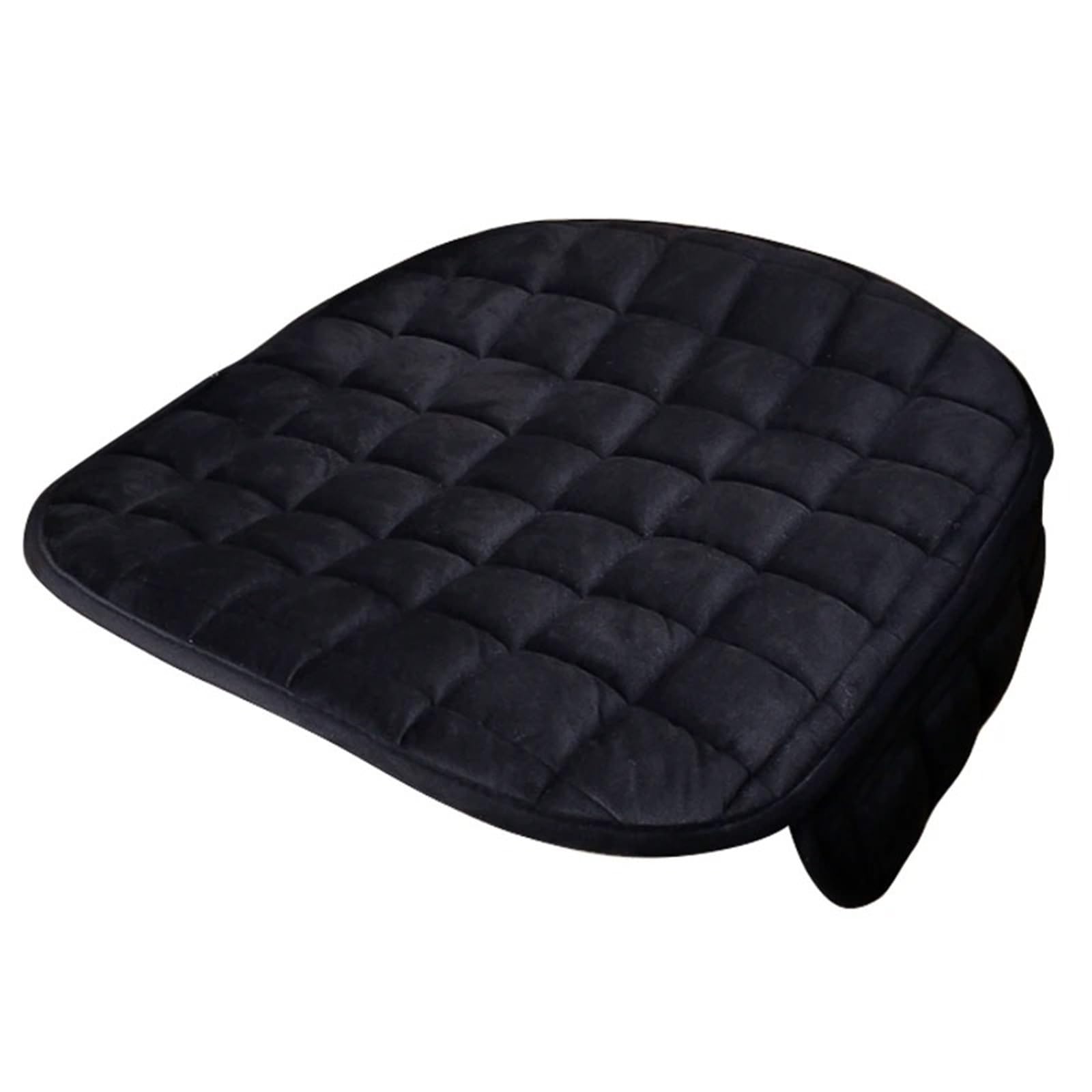 Autositzbezüge Set Autositzbezug Winter Warme Sitzbezüge Universal Innenraum Auto Sitzkissen Schutzmatten 5-Sitzer Autozubehör Auto Schonbezüge(Black Front 1pc) von YAKISA