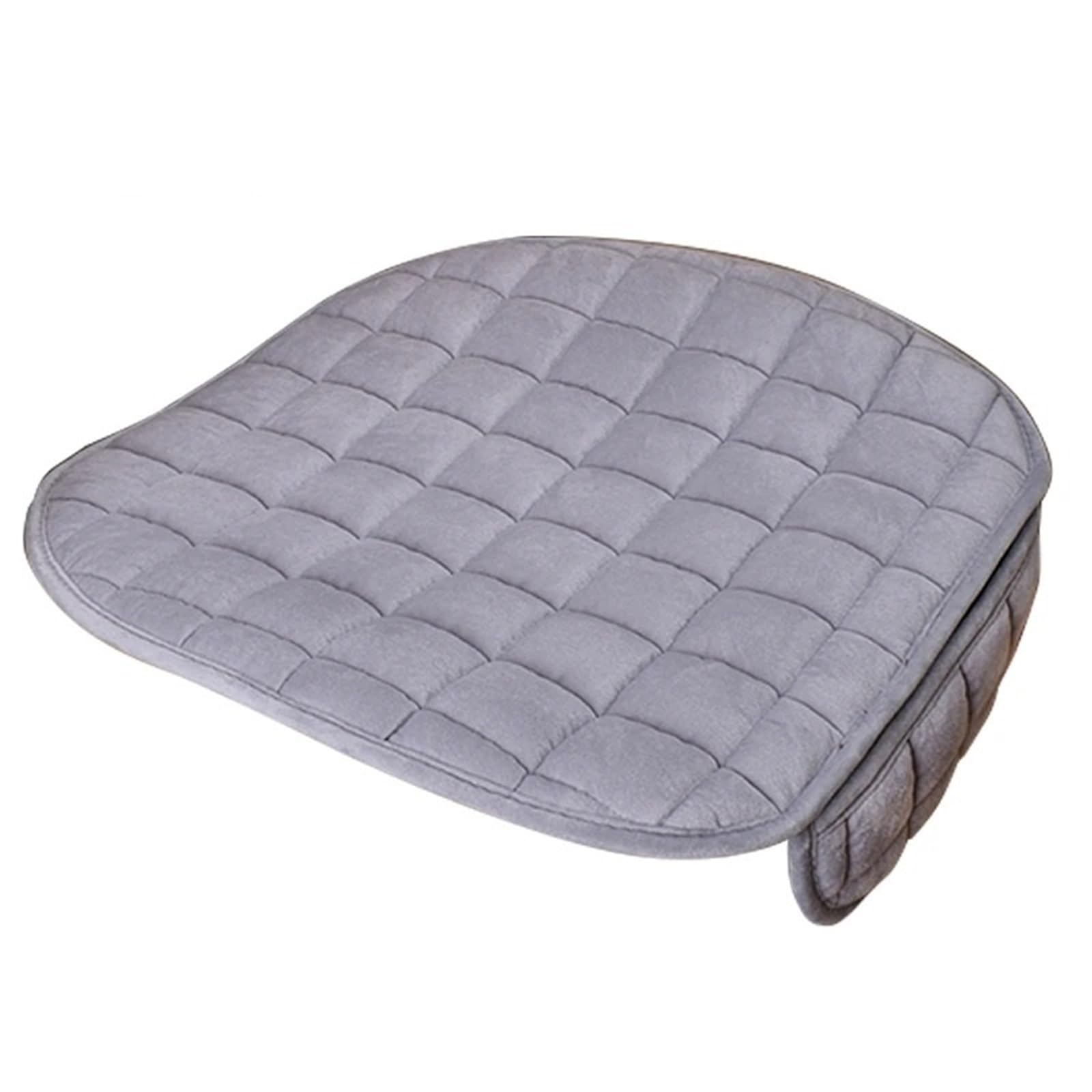 Autositzbezüge Set Autositzbezug Winter Warme Sitzbezüge Universal Innenraum Auto Sitzkissen Schutzmatten 5-Sitzer Autozubehör Auto Schonbezüge(Gray Front 1pc) von YAKISA