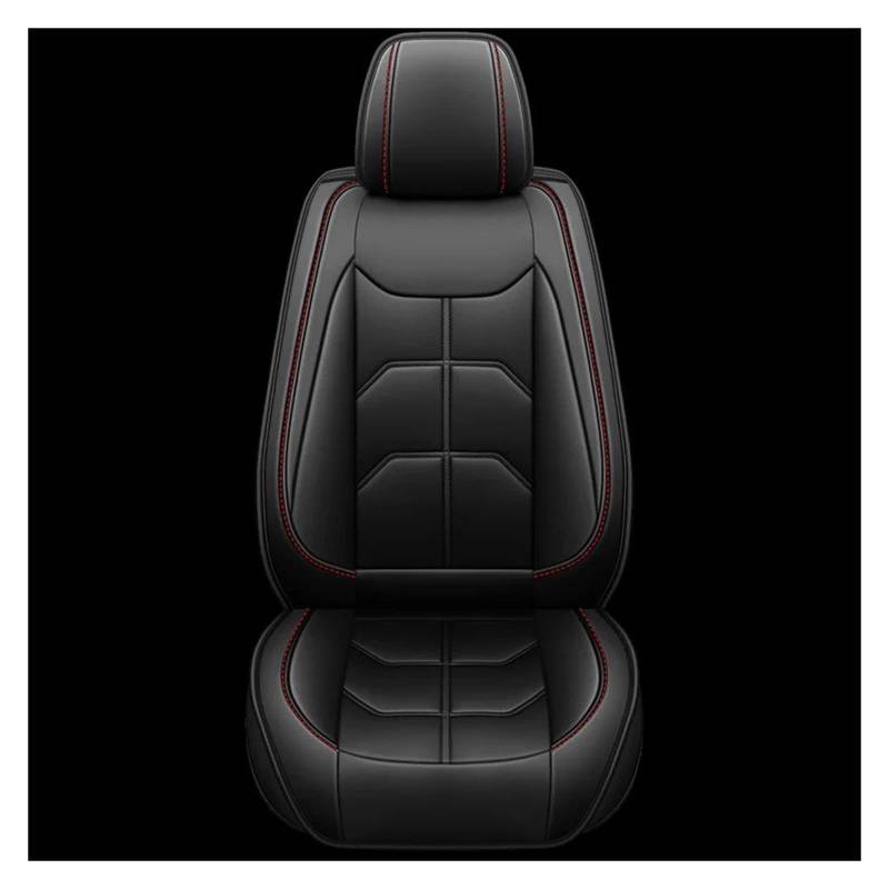 Autositzbezüge Set Für Benz C-Klasse W202 W203 W204 W205 A205 C204 C205 S202 S203 1 PC Universal PU Leder Autositzbezug Innenausstattung Auto Schonbezüge(Black) von YAKISA