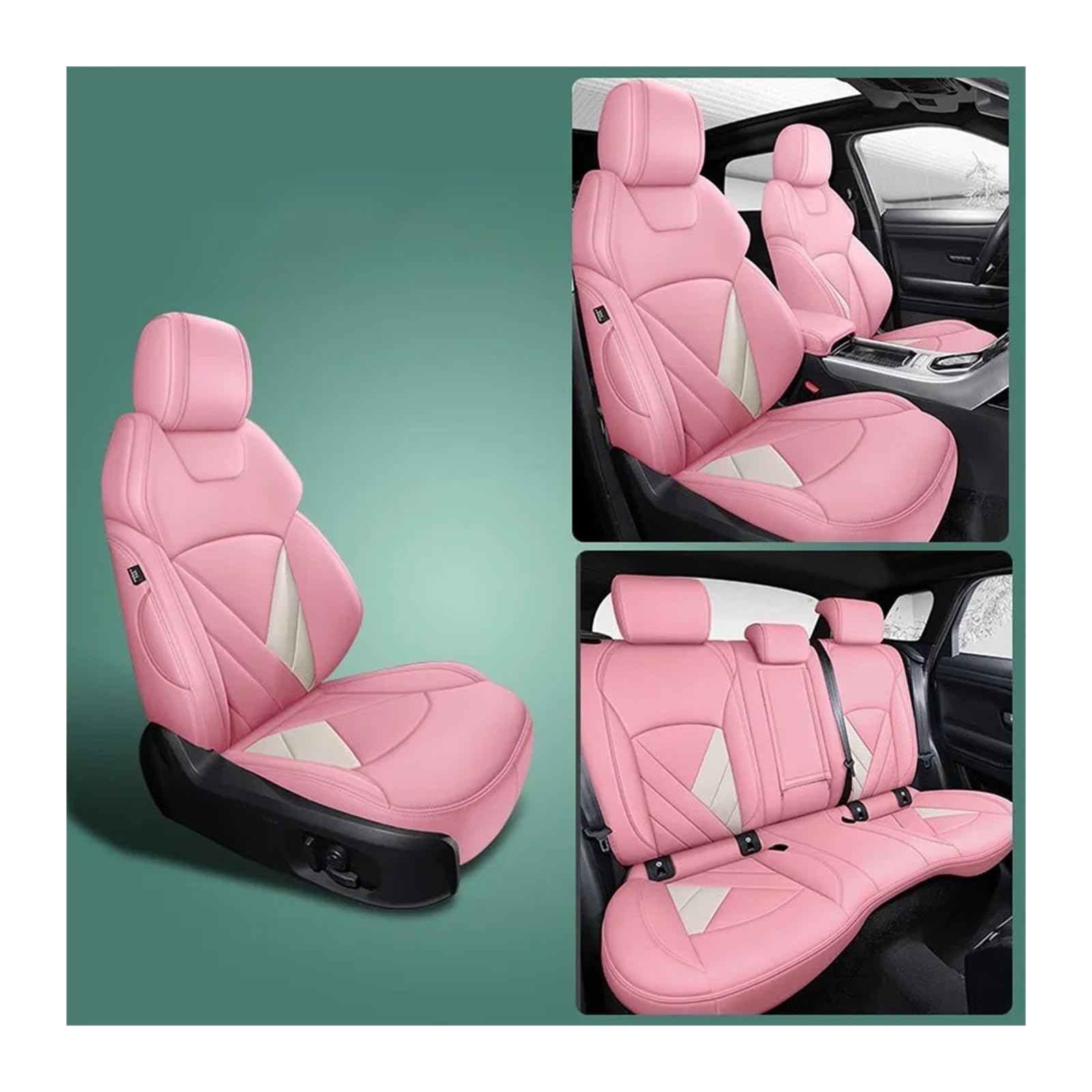 Autositzbezüge Set Für E60 F30 E36 E30 E91 E92 F31 E90 E39 F11 F10 F34 E82 E65 Für X5 E70 Komplettset Autositzbezüge Auto-Innenausstattung Auto Schonbezüge(Color 1) von YAKISA