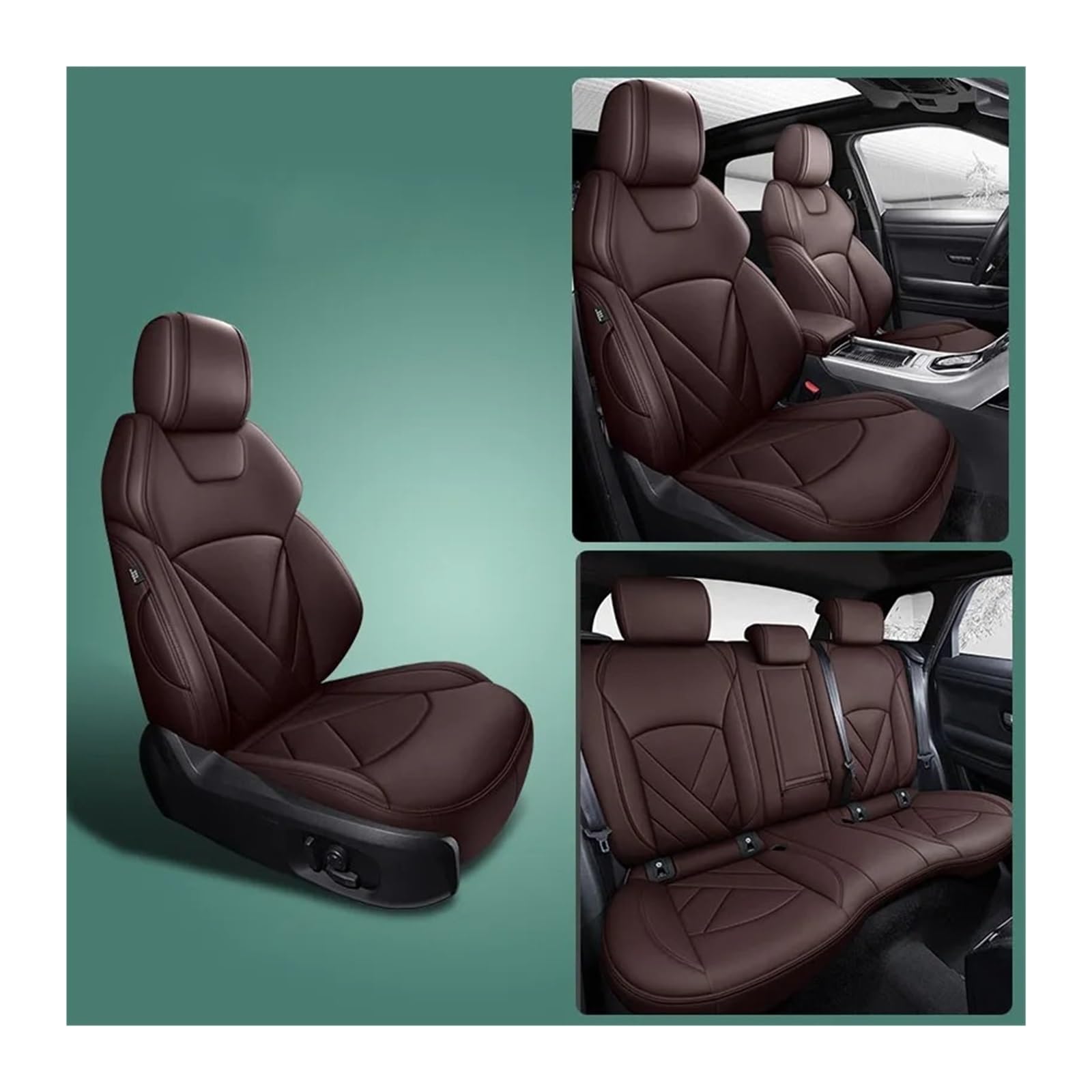 Autositzbezüge Set Für E60 F30 E36 E30 E91 E92 F31 E90 E39 F11 F10 F34 E82 E65 Für X5 E70 Komplettset Autositzbezüge Auto-Innenausstattung Auto Schonbezüge(Color 11) von YAKISA
