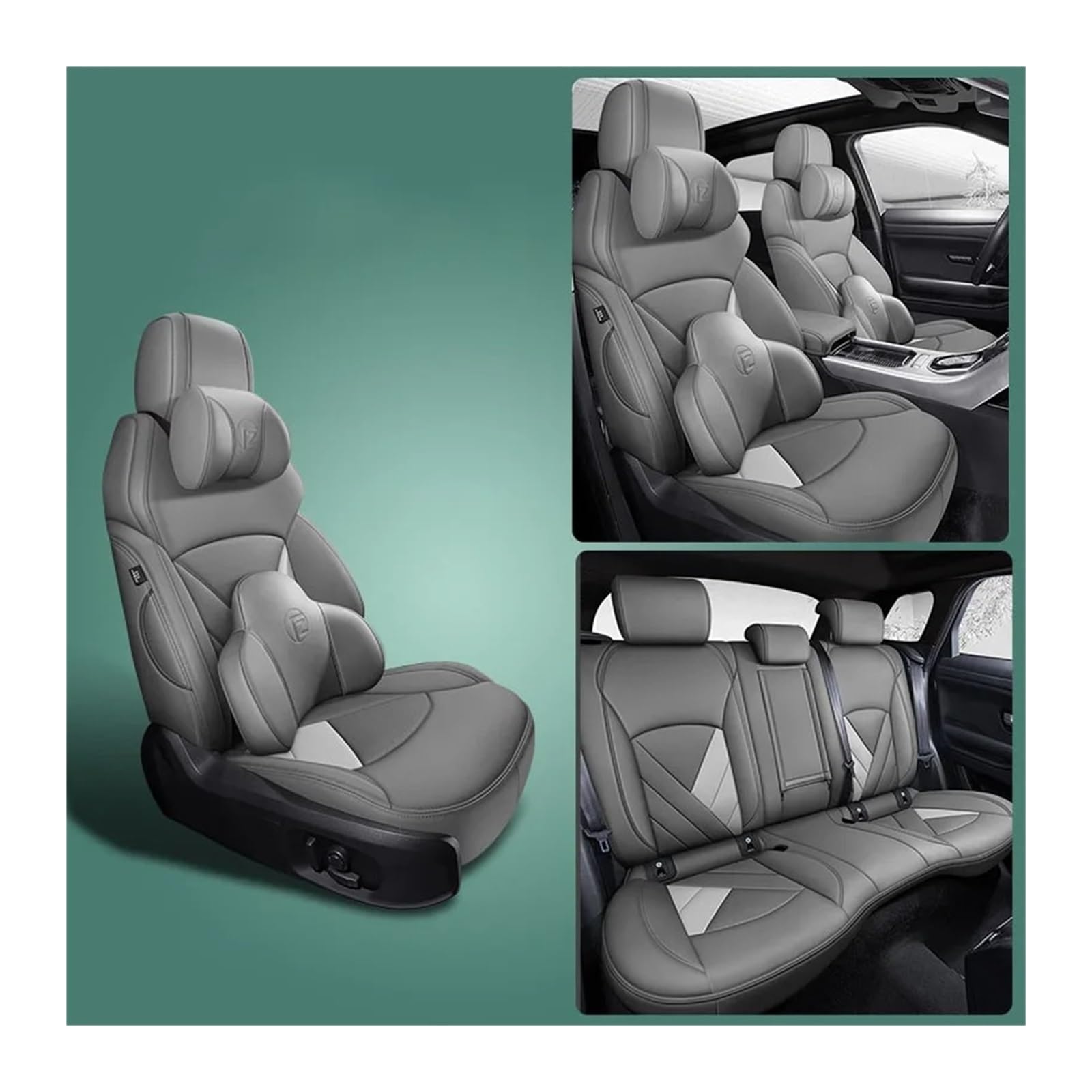 Autositzbezüge Set Für E60 F30 E36 E30 E91 E92 F31 E90 E39 F11 F10 F34 E82 E65 Für X5 E70 Komplettset Autositzbezüge Auto-Innenausstattung Auto Schonbezüge(Color 14) von YAKISA