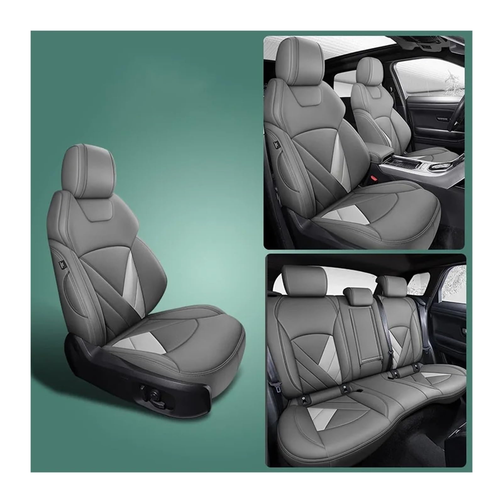 Autositzbezüge Set Für E60 F30 E36 E30 E91 E92 F31 E90 E39 F11 F10 F34 E82 E65 Für X5 E70 Komplettset Autositzbezüge Auto-Innenausstattung Auto Schonbezüge(Color 3) von YAKISA
