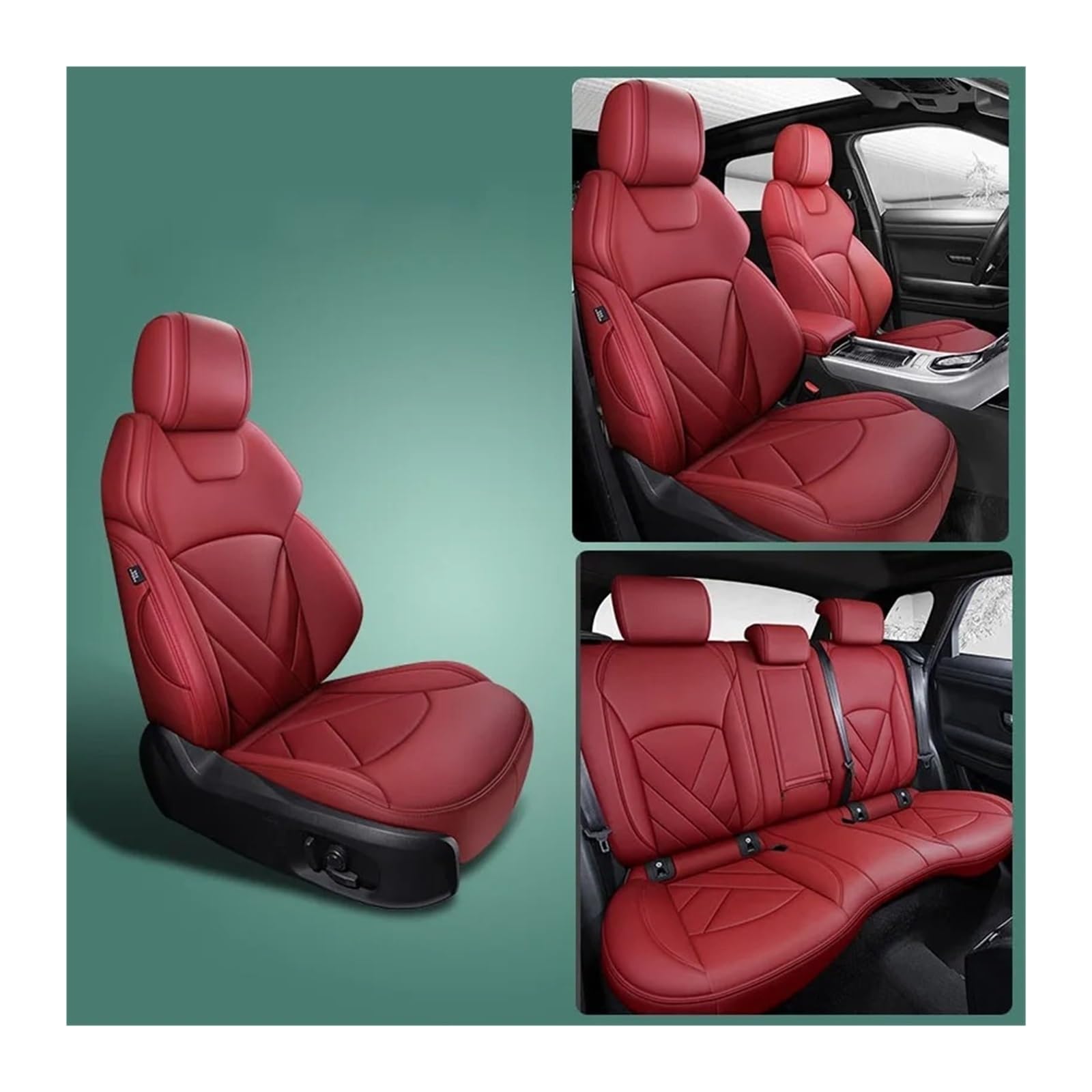 Autositzbezüge Set Für E60 F30 E36 E30 E91 E92 F31 E90 E39 F11 F10 F34 E82 E65 Für X5 E70 Komplettset Autositzbezüge Auto-Innenausstattung Auto Schonbezüge(Color 6) von YAKISA