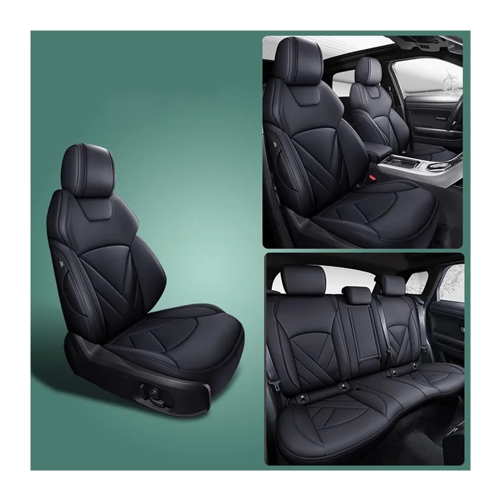 Autositzbezüge Set Für E60 F30 E36 E30 E91 E92 F31 E90 E39 F11 F10 F34 E82 E65 Für X5 E70 Komplettset Autositzbezüge Auto-Innenausstattung Auto Schonbezüge(Color 8) von YAKISA