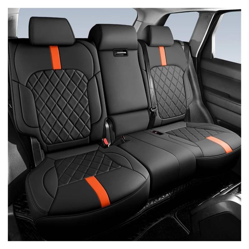 Autositzbezüge Set Für Jaecoo J7 2023 2024 1 PCS Custom Leder Auto Sitzbezüge Auto Zubehör Innen Ersatzteile Auto Schonbezüge(3 PCS Set) von YAKISA