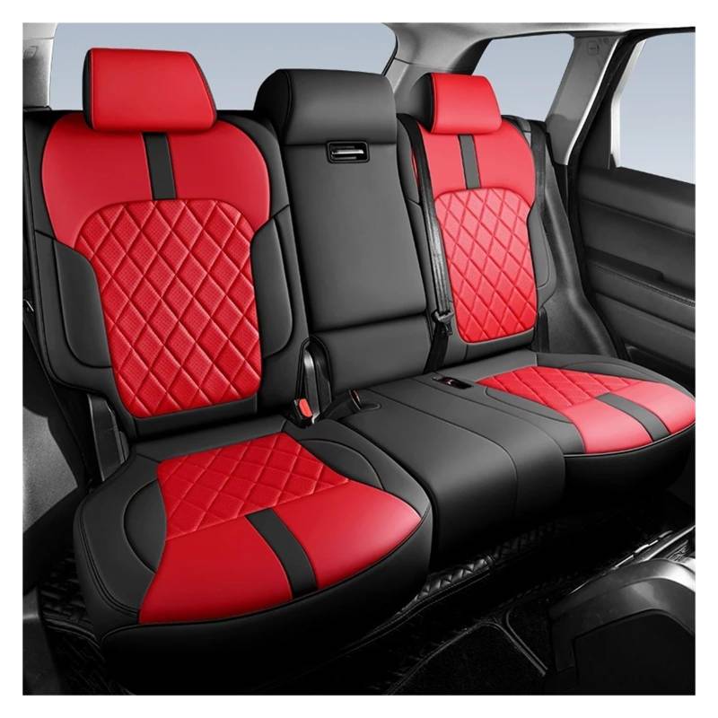 Autositzbezüge Set Für Jaecoo J7 2023 2024 1 PCS Custom Leder Auto Sitzbezüge Auto Zubehör Innen Ersatzteile Auto Schonbezüge(3 PCS set4) von YAKISA