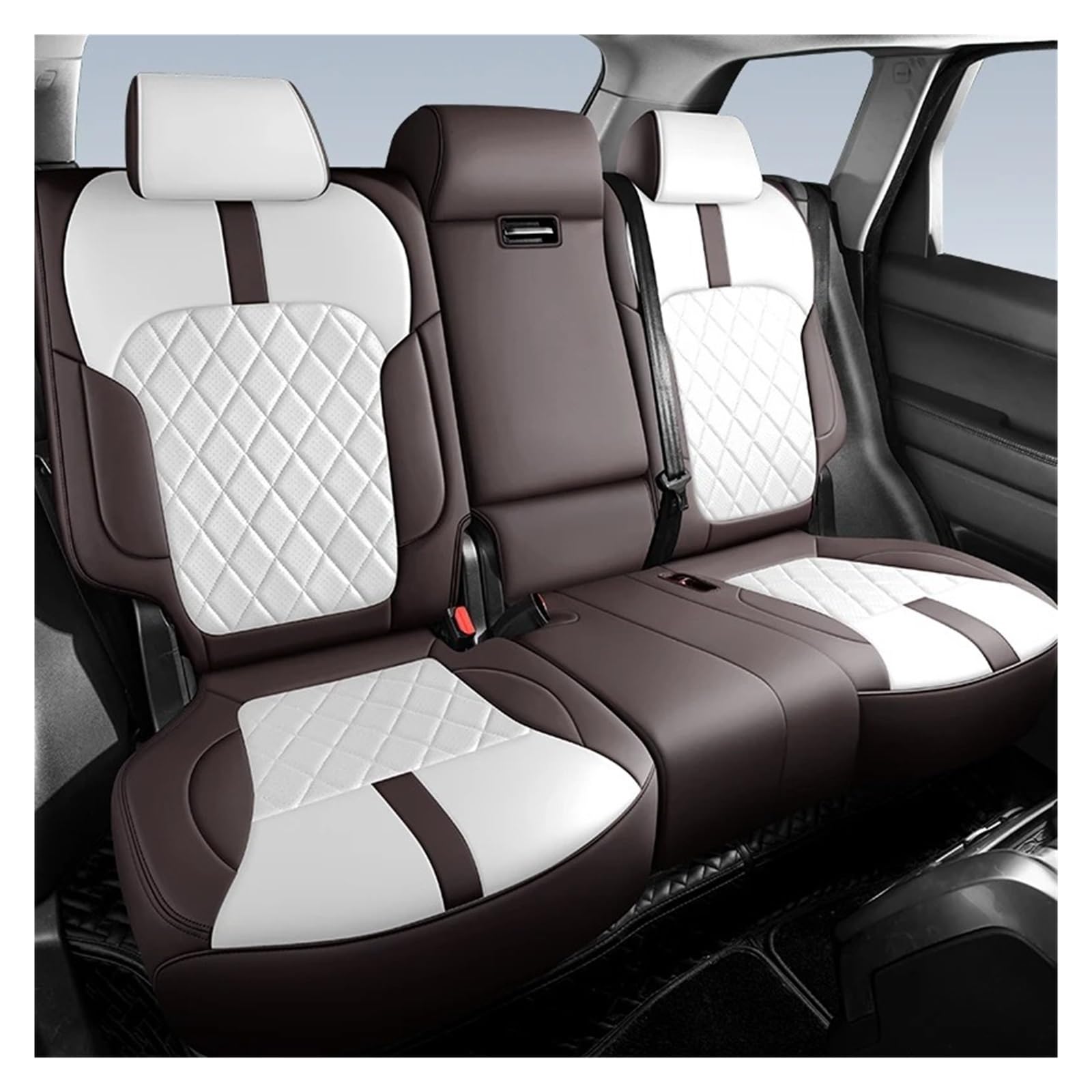Autositzbezüge Set Für Jaecoo J7 2023 2024 1 PCS Custom Leder Auto Sitzbezüge Auto Zubehör Innen Ersatzteile Auto Schonbezüge(3 PCS set6) von YAKISA