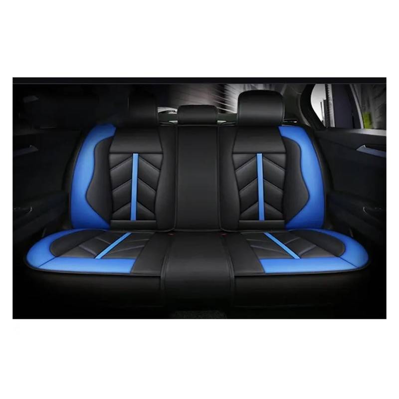Autositzbezüge Set Für Megane 2 3 Für Fluence Für Scenic Für Clio Für Captur Für Kadjar Für Logan 2 Für Duster Für Arkana Für Kangoo Autositzbezüge Aus Leder Auto Schonbezüge(Back seat Cover) von YAKISA