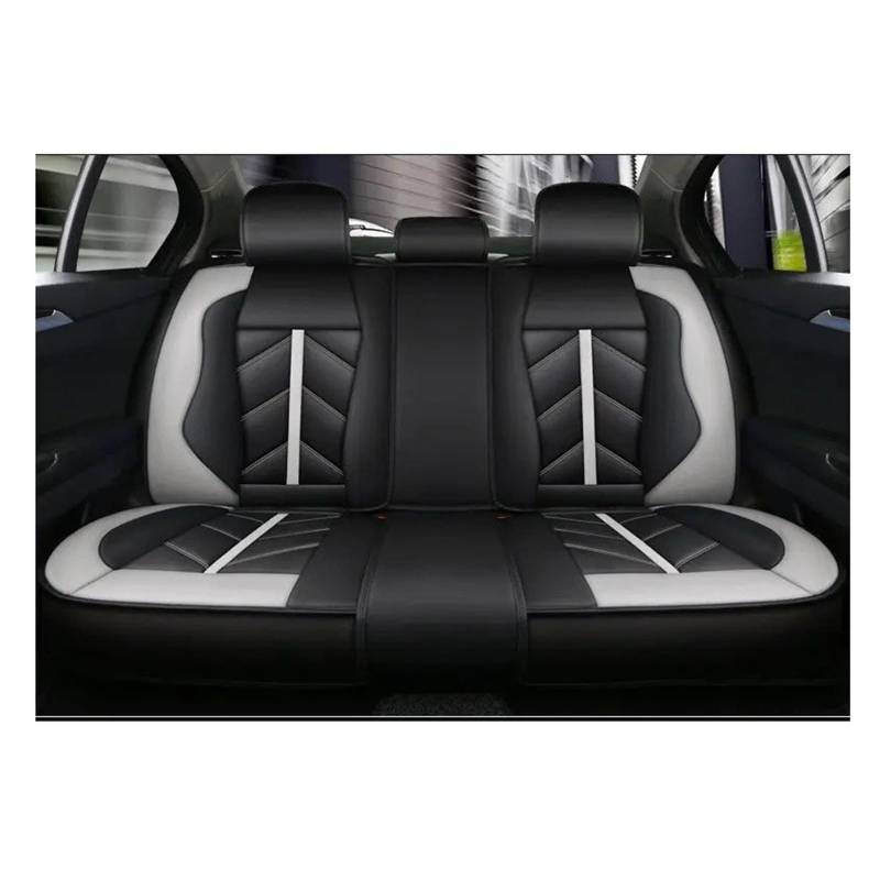 Autositzbezüge Set Für Megane 2 3 Für Fluence Für Scenic Für Clio Für Captur Für Kadjar Für Logan 2 Für Duster Für Arkana Für Kangoo Autositzbezüge Aus Leder Auto Schonbezüge(Back seat cover4) von YAKISA