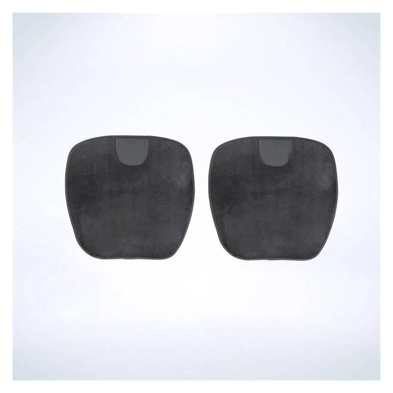 Autositzbezüge Set Für Suzuki Für Jimny Für Swift Für Grand Für Vitara Für Ignis Autositzbezug Rückenlehnenpolster Kissen Plüsch Innenausstattung Auto Schonbezüge(2Pcs Black) von YAKISA